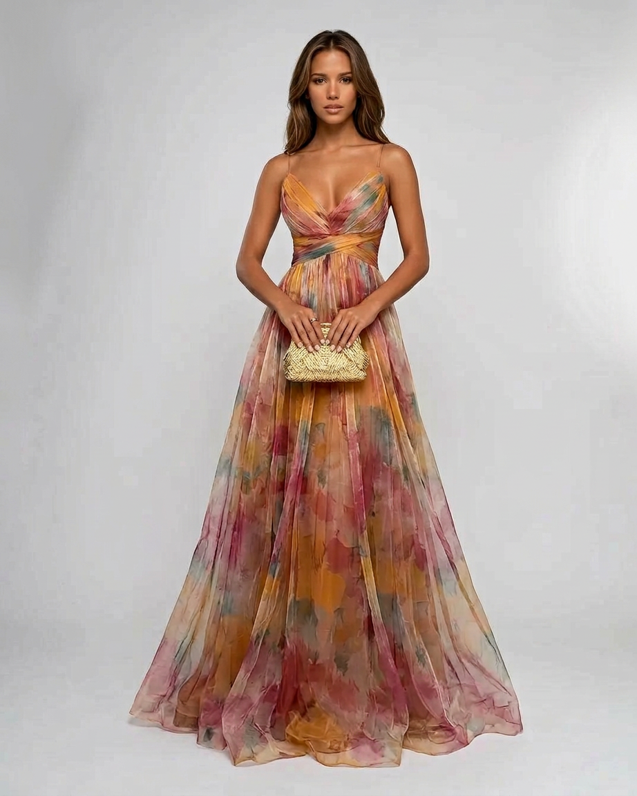 pleated dress maxi summer Alison COLOR:Nude/Gold/Silver loose fit silhouette magazine White Lace Dress Lace