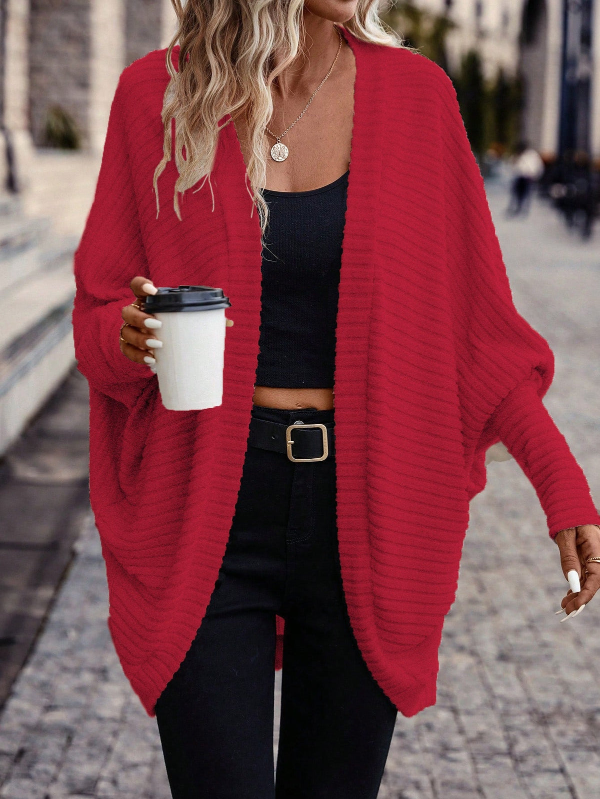 Sylvie | Relaxed Open-Front Cardigan