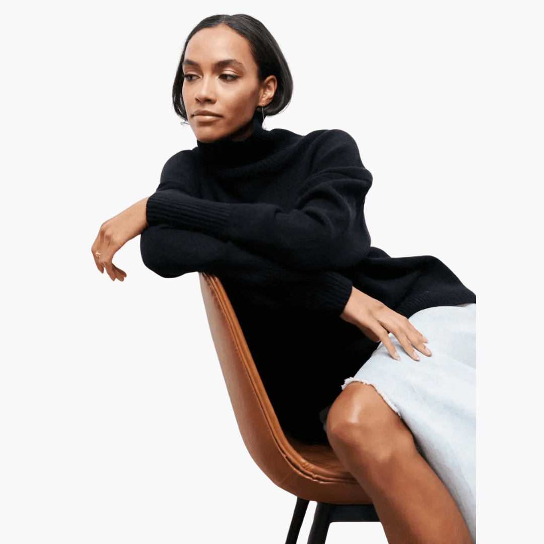 Loretta | Ribbed Turtleneck Sweater