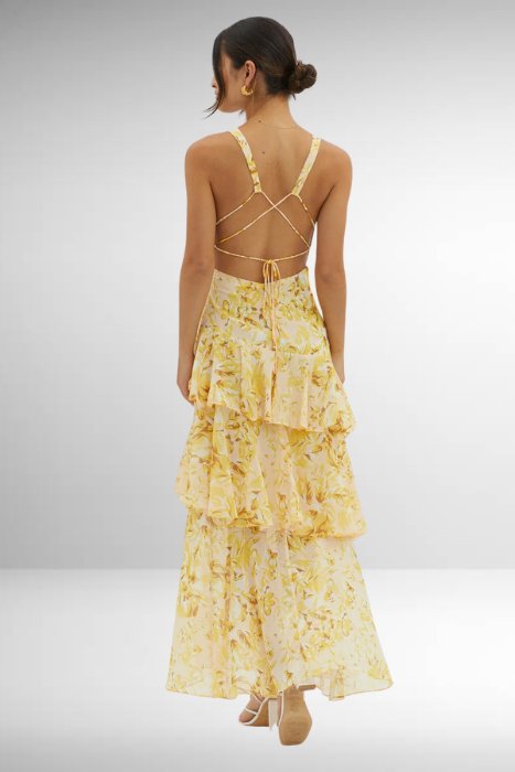 Alana | Floral Tiered Maxi Summer Dress