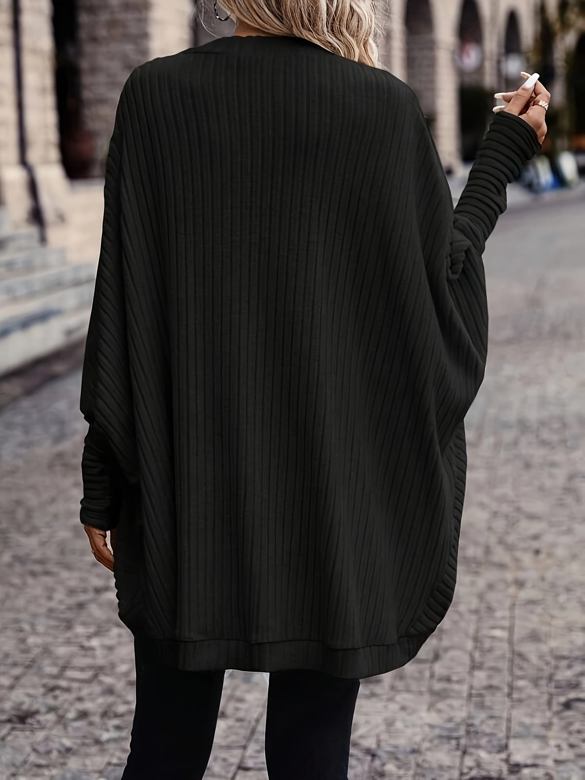 Sylvie | Relaxed Open-Front Cardigan