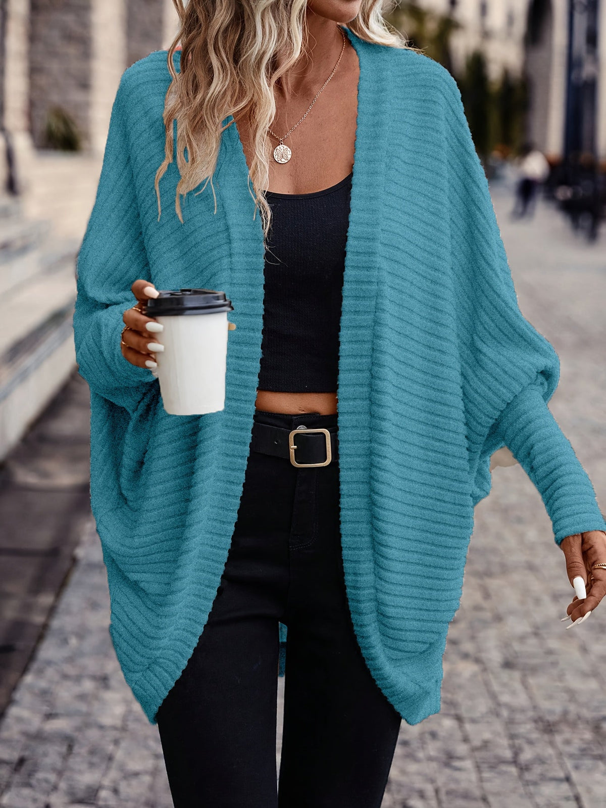 Sylvie | Relaxed Open-Front Cardigan
