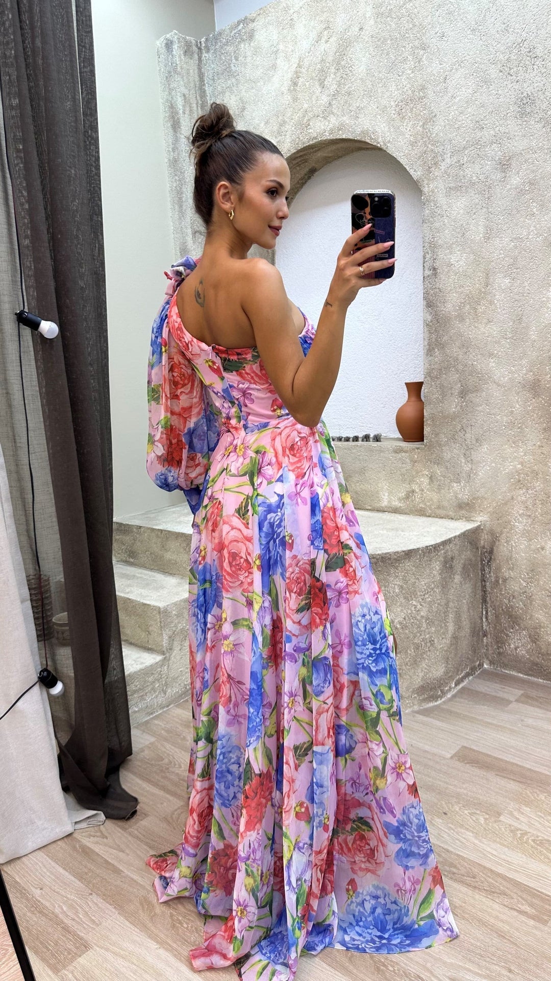 Alice | One-Shoulder Floral Maxi Summer Dress