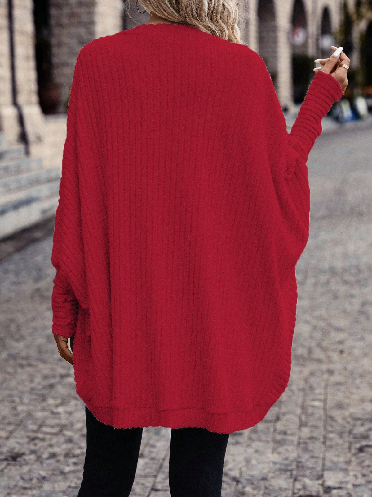 Sylvie | Relaxed Open-Front Cardigan