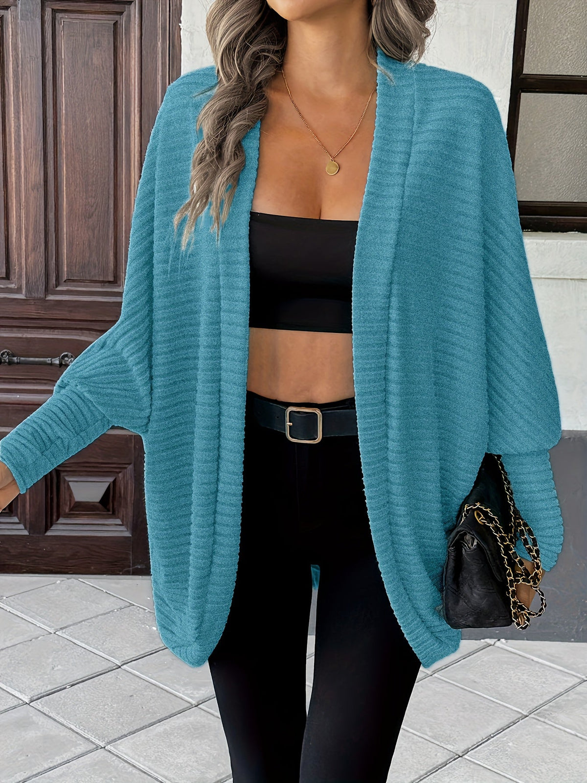 Sylvie | Relaxed Open-Front Cardigan