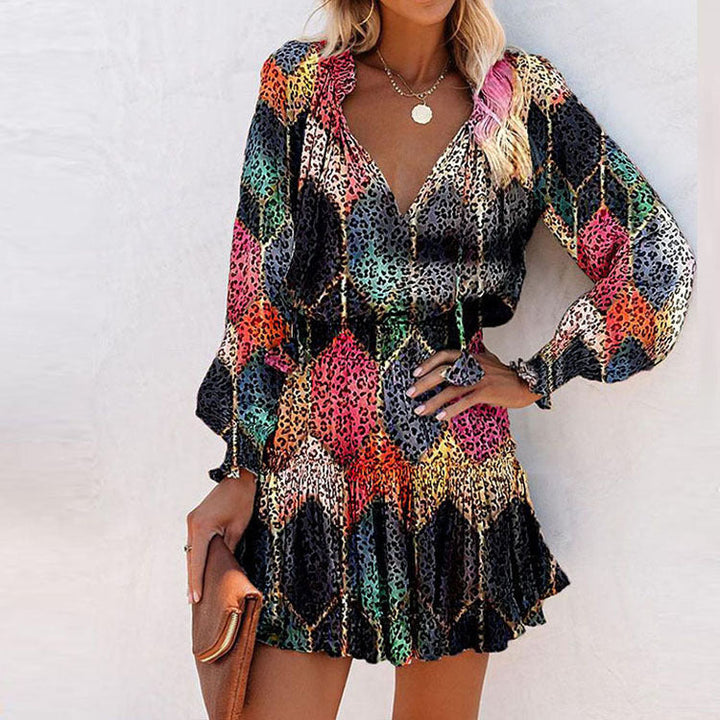 Sara | Floral Long Sleeve Mini Dress