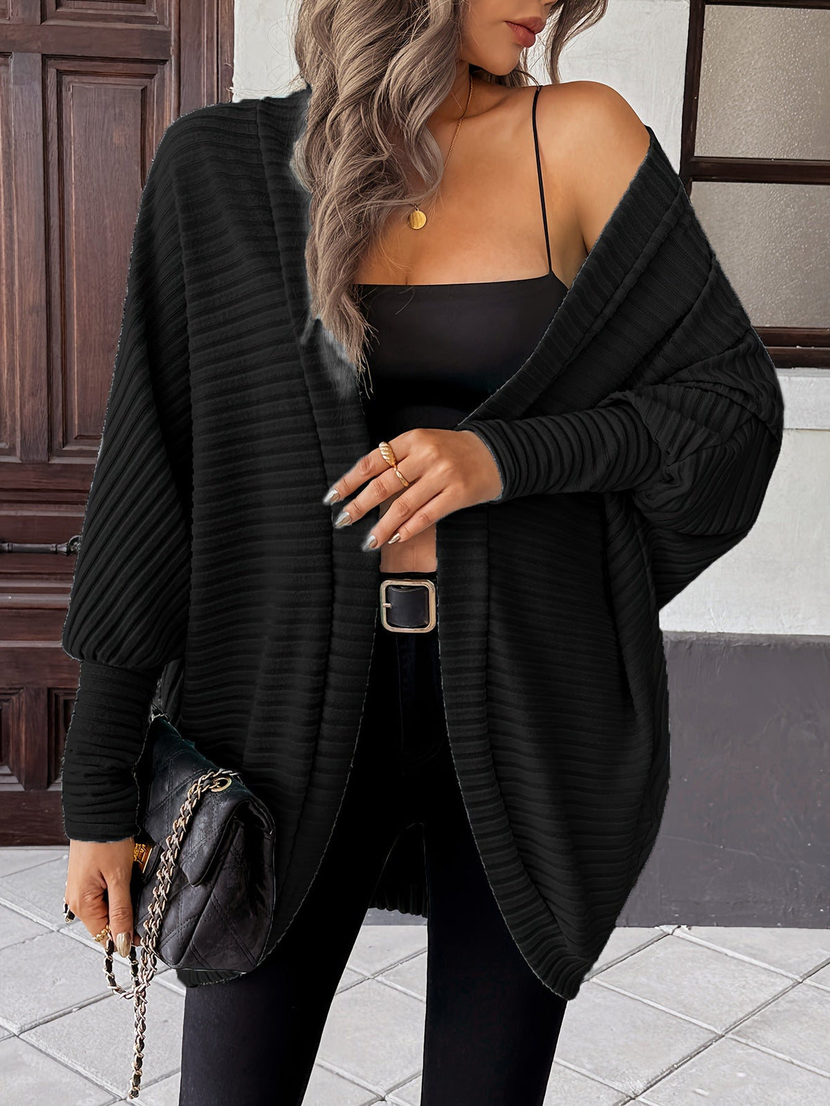 Sylvie | Relaxed Open-Front Cardigan