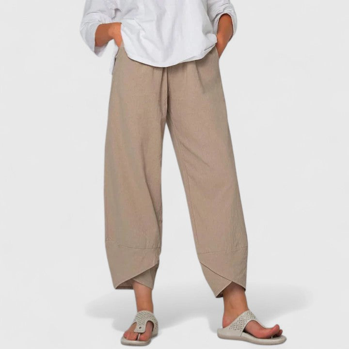 Adelaide wide leg pants with pockets - styled outfit