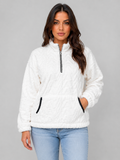 Adeline | Plush Half Zip Pullover