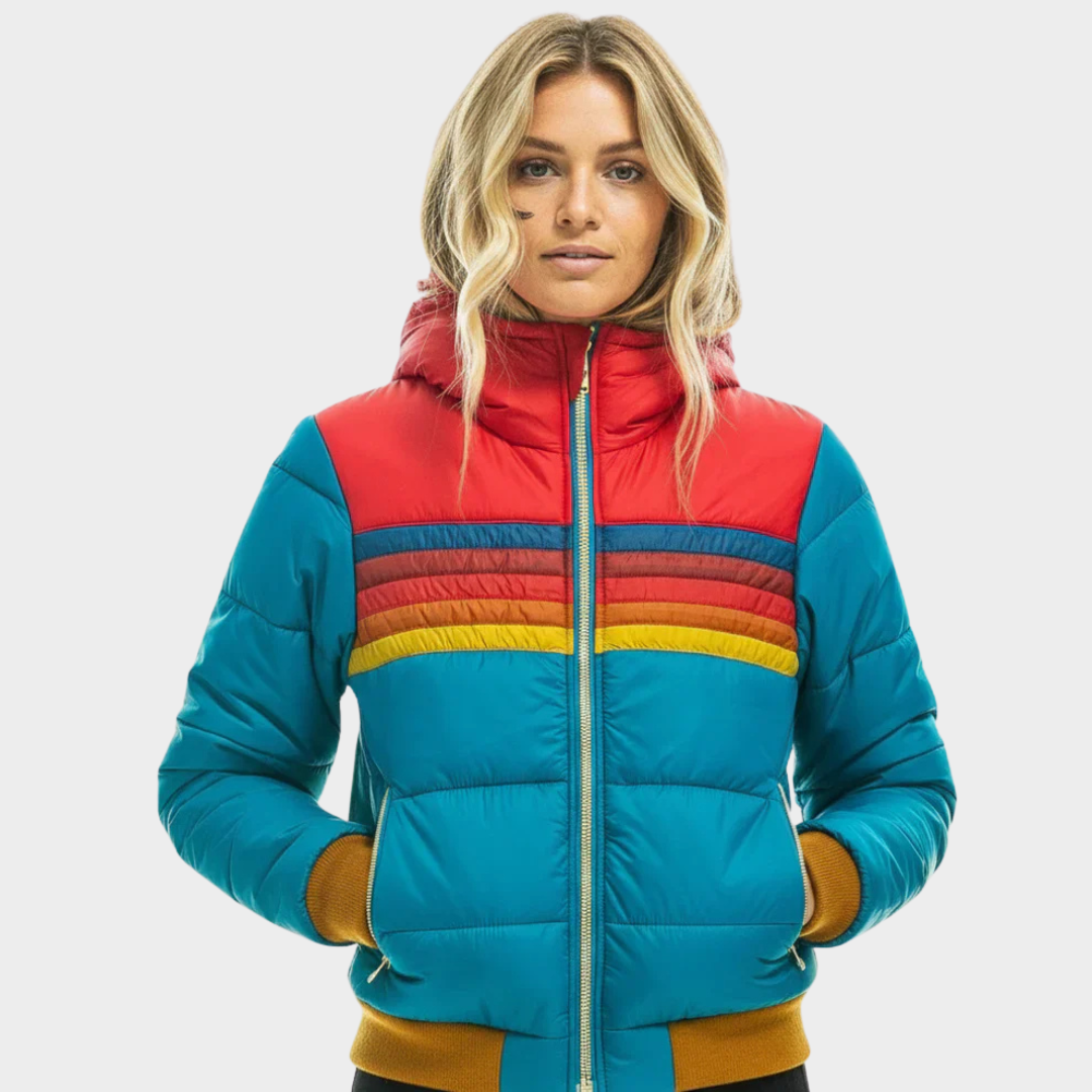 Alessia | Retro Hooded Puffer Jacket