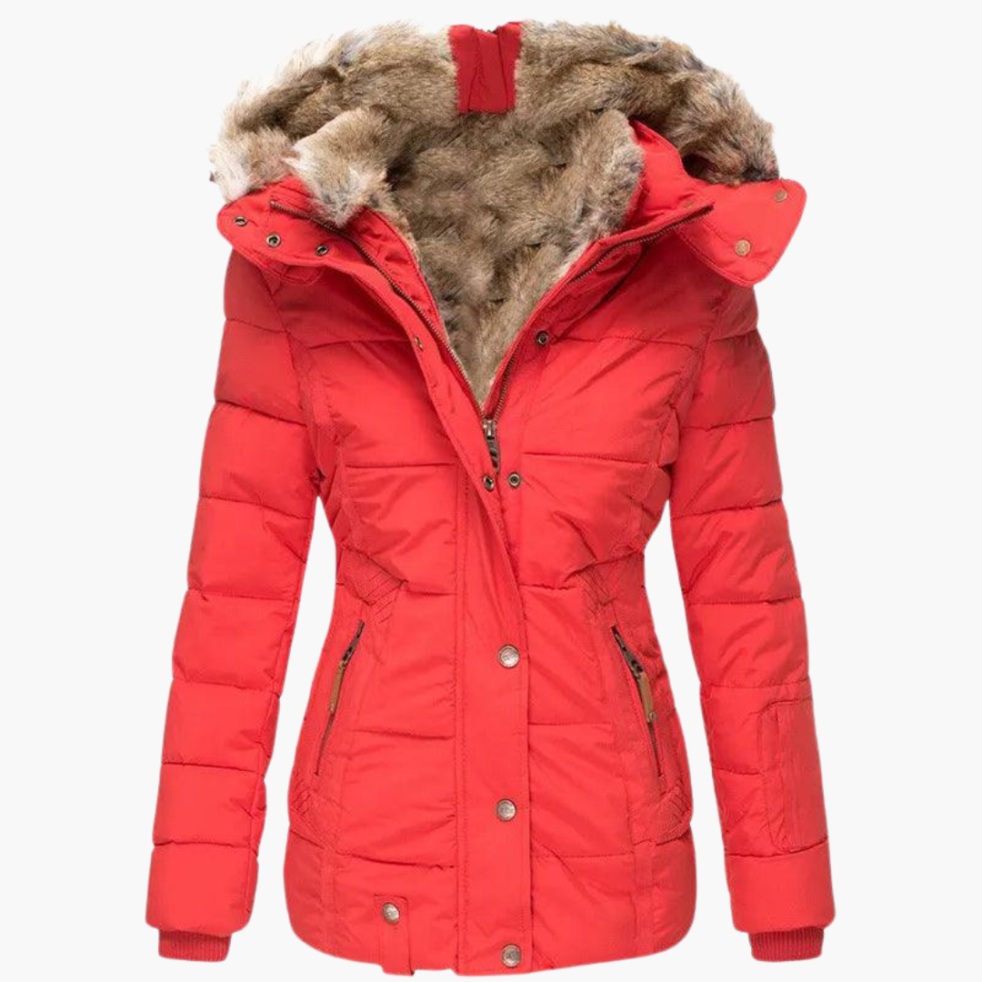 Alexandra fur-lined hooded parka - color options