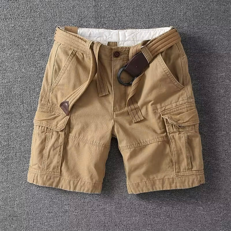 Alfonso | Relaxed Fit Cargo Shorts with Belt