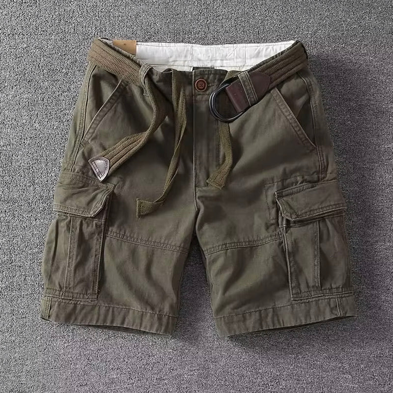 Alfonso | Relaxed Fit Cargo Shorts with Belt
