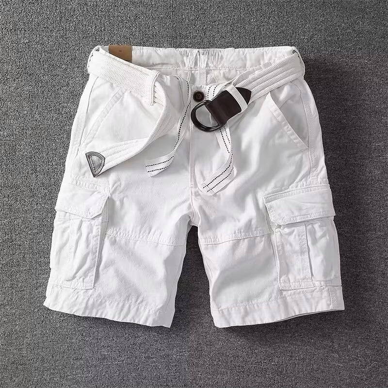 Alfonso | Relaxed Fit Cargo Shorts with Belt