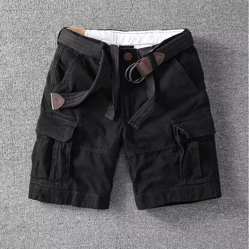 Alfonso | Relaxed Fit Cargo Shorts with Belt