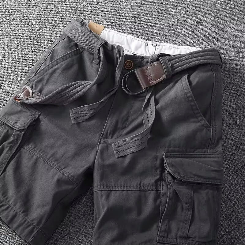 Alfonso | Relaxed Fit Cargo Shorts with Belt