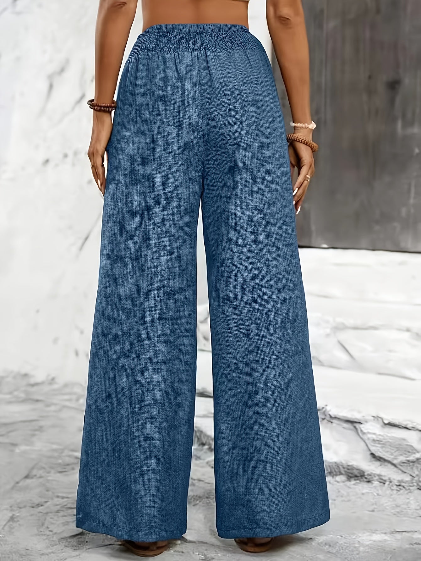Amalia | Wide Leg Drawstring Trousers