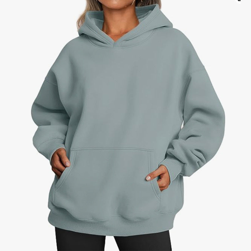 Amarantha | Soft Oversized Pocket Hoodie