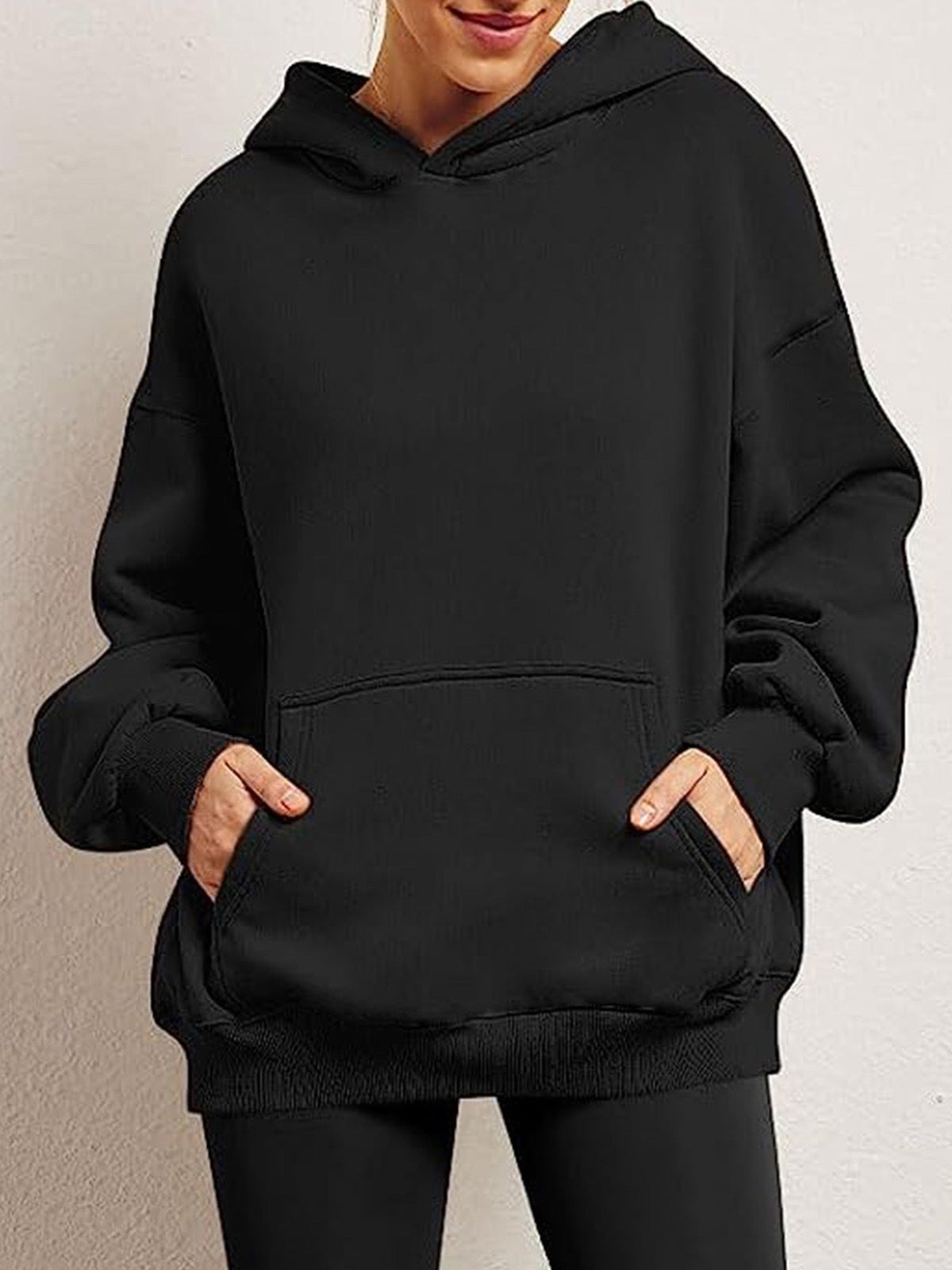 Amarantha | Soft Oversized Pocket Hoodie