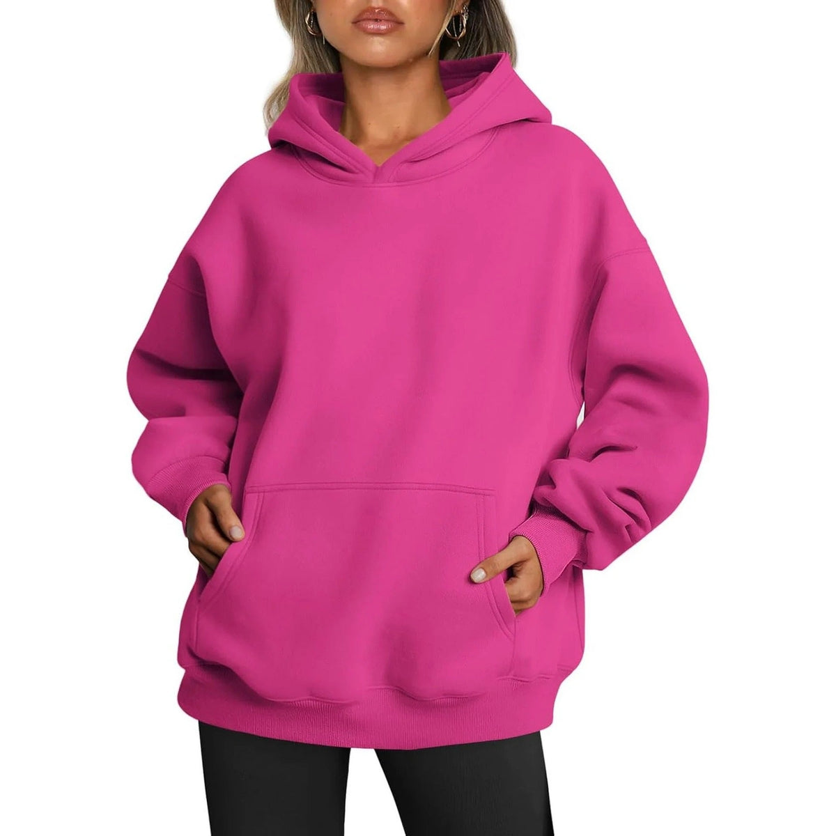 Amarantha | Soft Oversized Pocket Hoodie