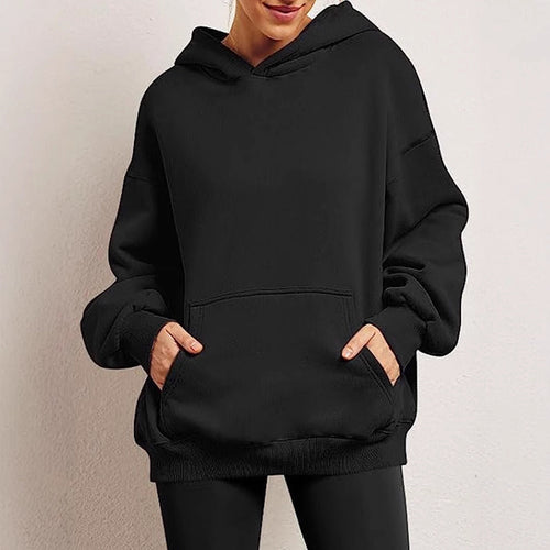 Amarantha | Soft Oversized Pocket Hoodie