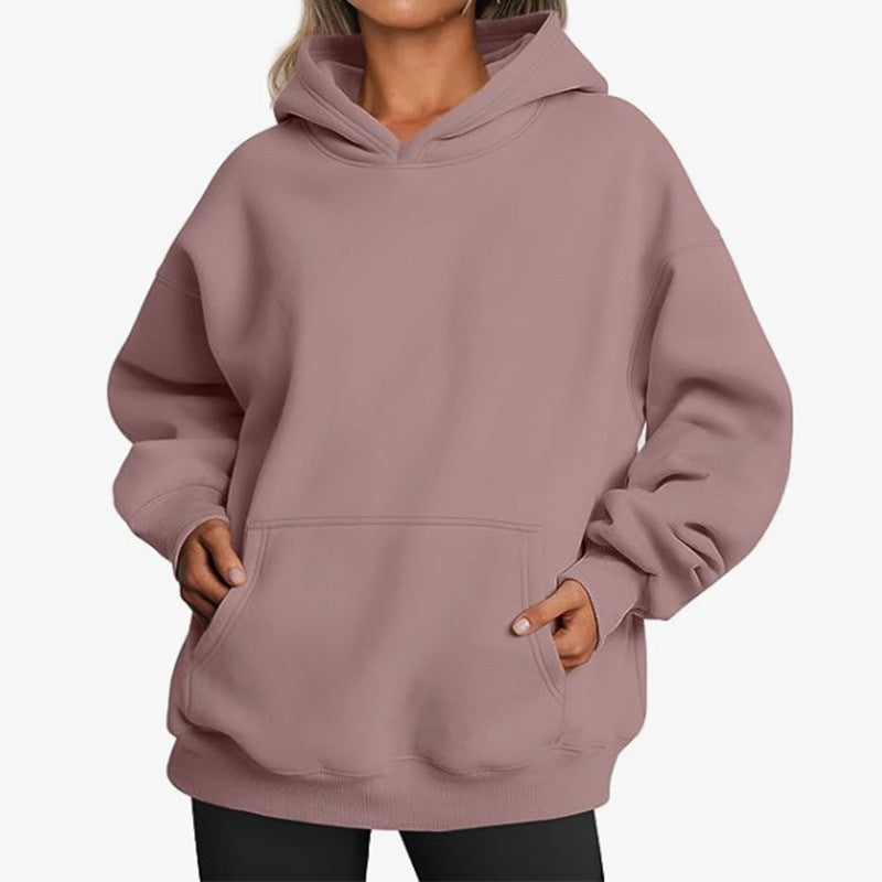 Amarantha | Soft Oversized Pocket Hoodie
