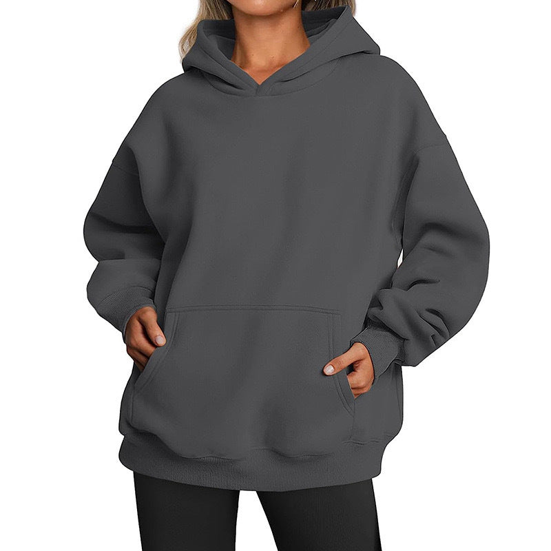 Amarantha | Soft Oversized Pocket Hoodie