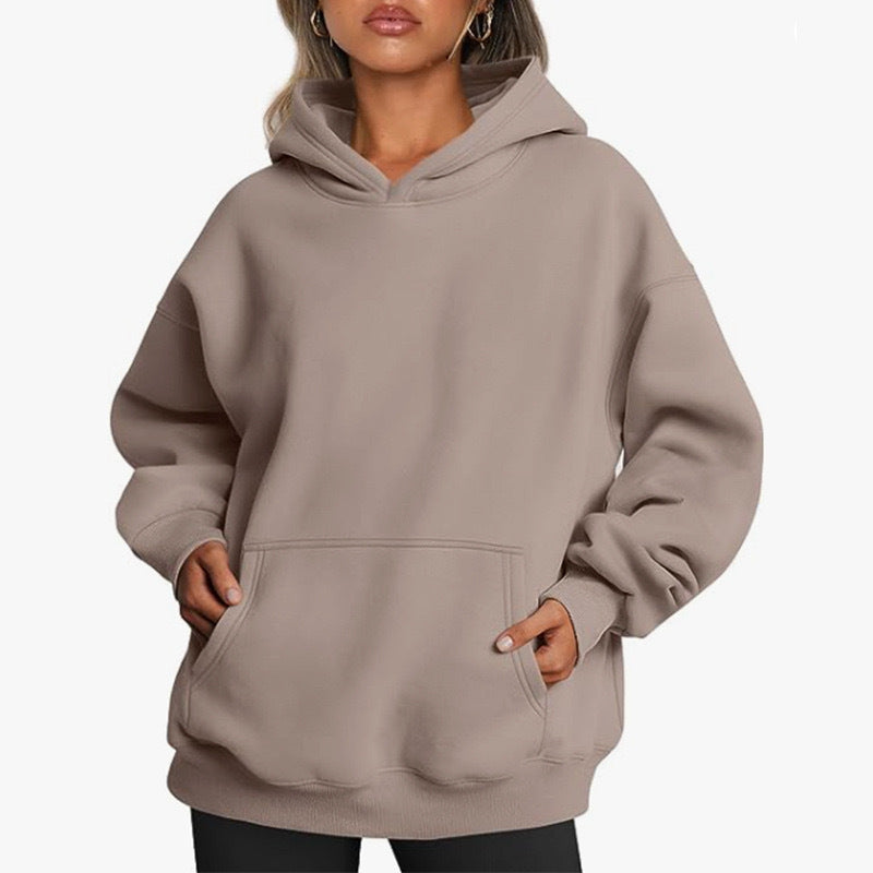 Amarantha | Soft Oversized Pocket Hoodie