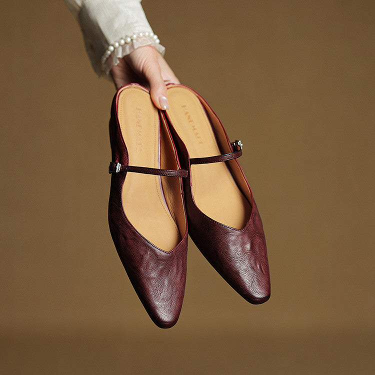 Anastasia | Genuine Leather Mules