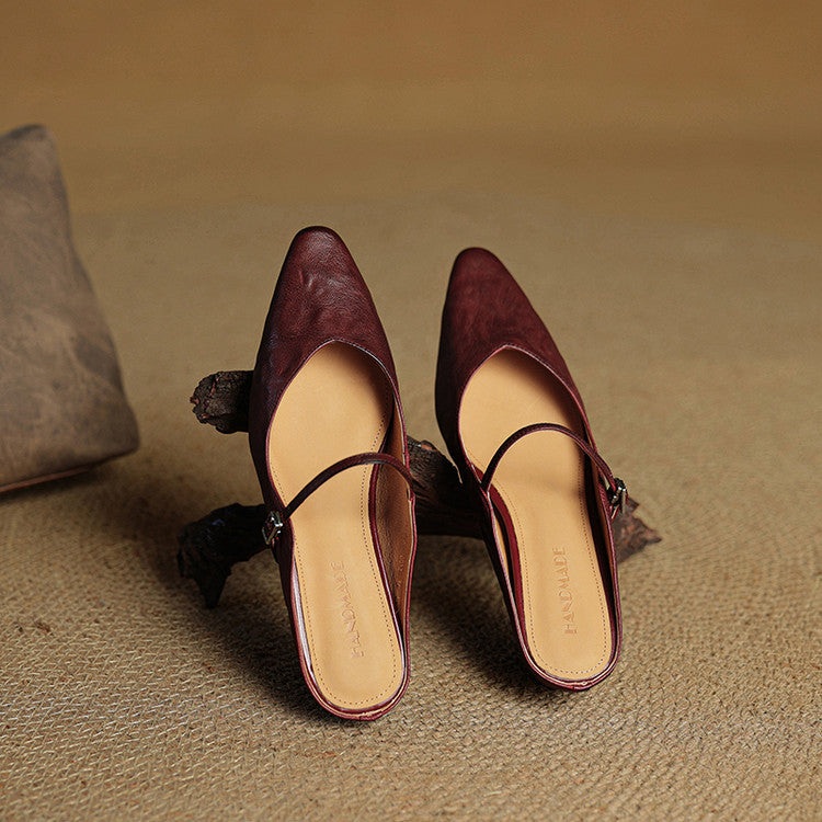 Anastasia | Genuine Leather Mules