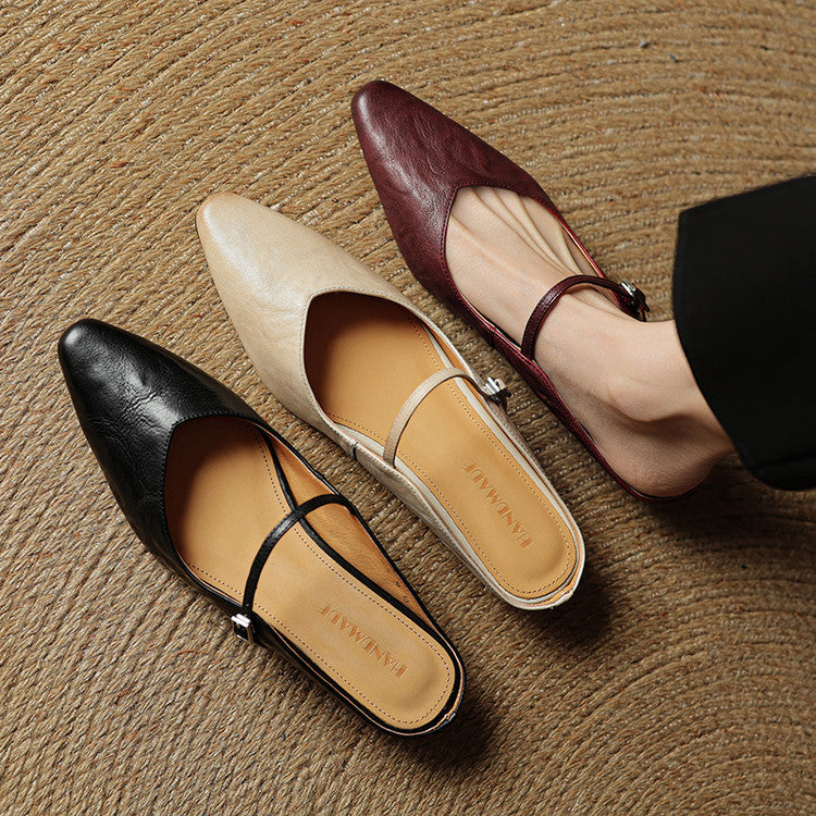 Anastasia | Genuine Leather Mules