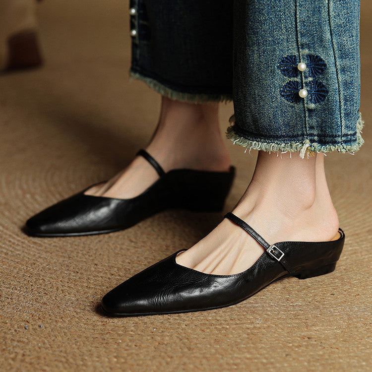 Anastasia | Genuine Leather Mules