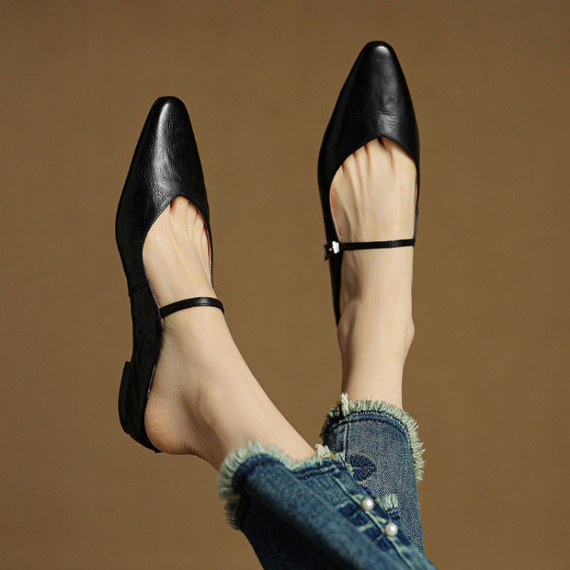 Anastasia | Genuine Leather Mules