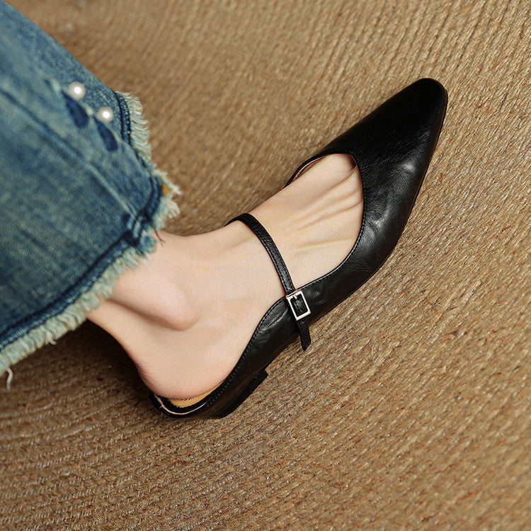 Anastasia | Genuine Leather Mules