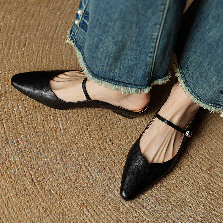 Anastasia | Genuine Leather Mules