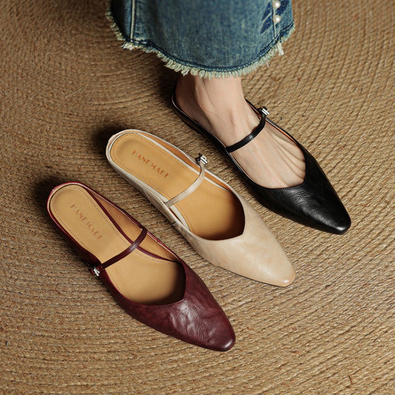 Anastasia | Genuine Leather Mules