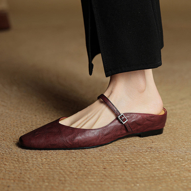 Anastasia | Genuine Leather Mules