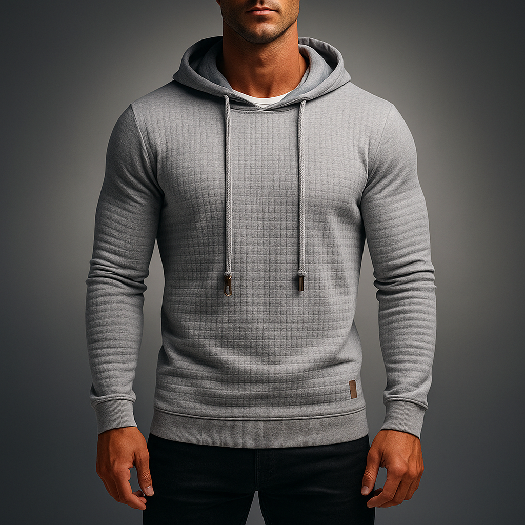 Andrew knit hoodie - styled outfit