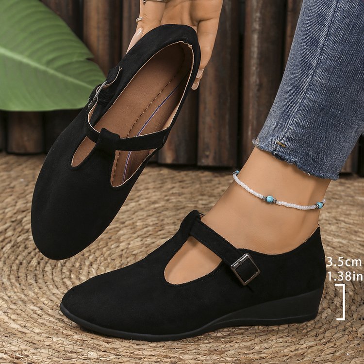 Angela | Wedge Ballet Flats