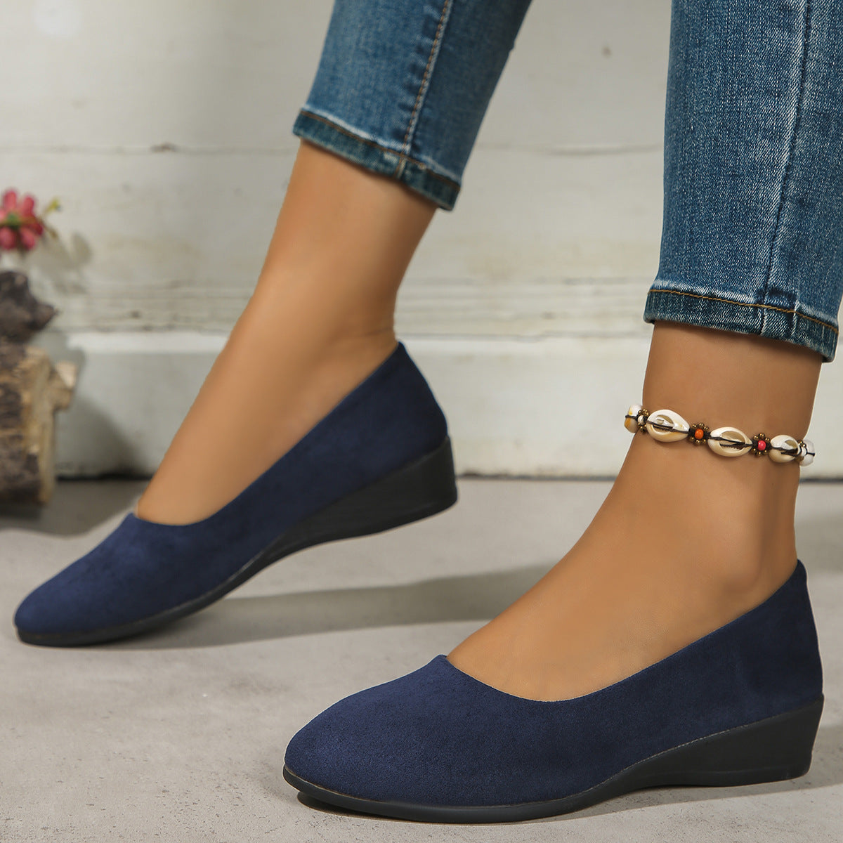 Angela | Wedge Ballet Flats