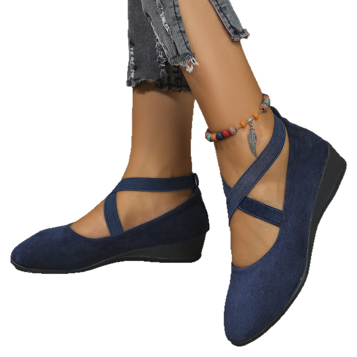 Angela | Wedge Ballet Flats