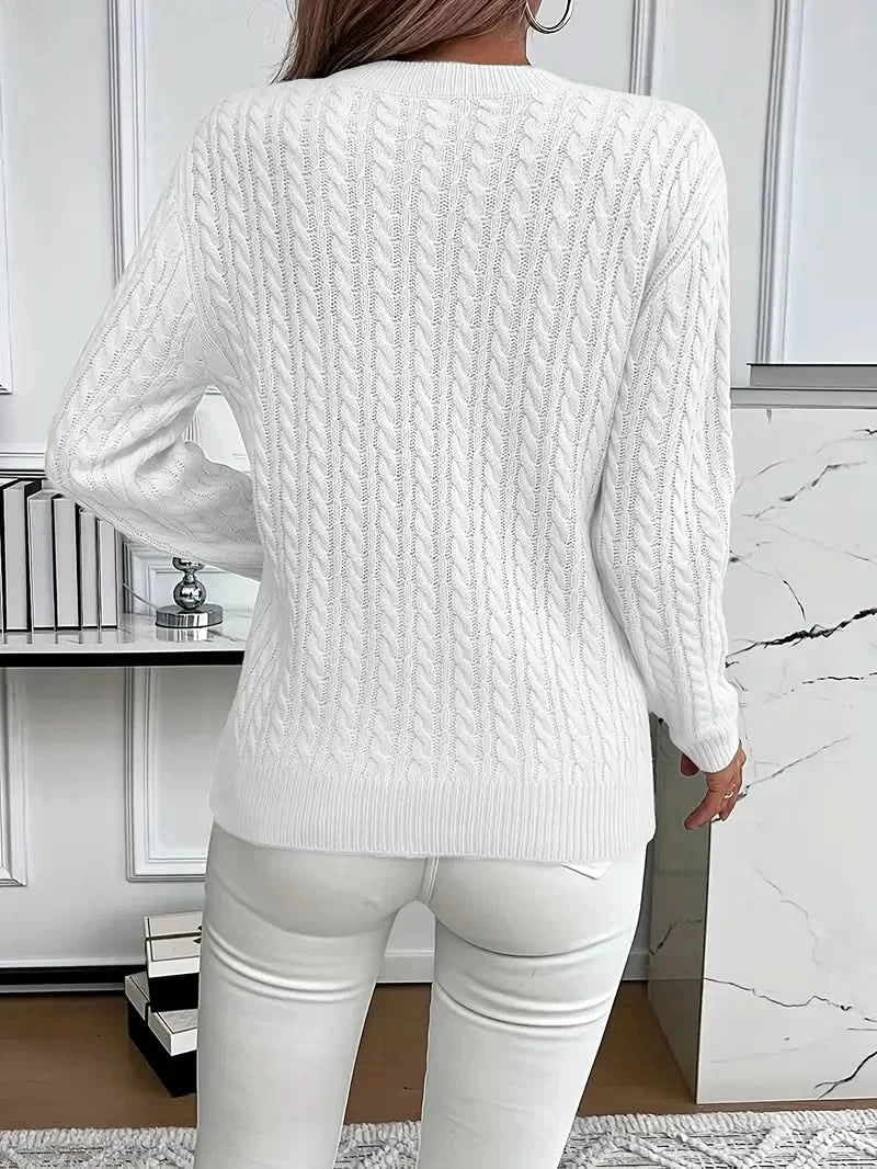 Anna | Cable Sweater