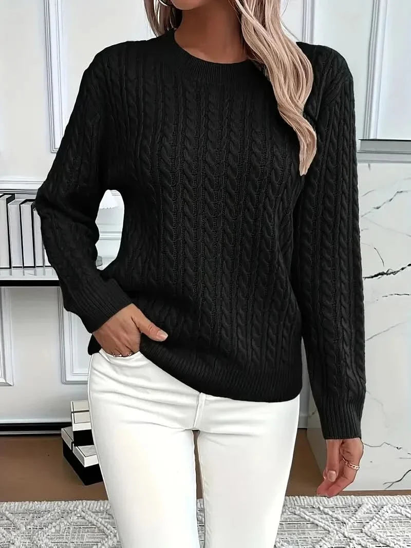 Anna | Cable Sweater