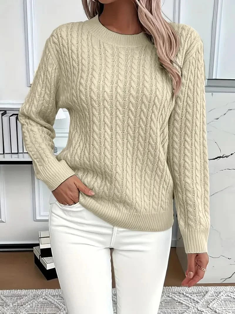 Anna | Cable Sweater