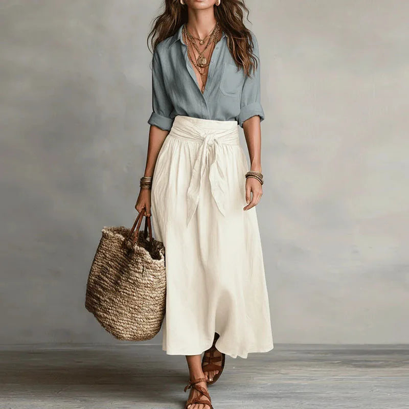 Anne | Button-Down Two Piece Set