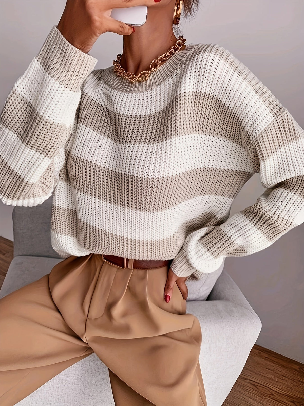 Anwen | Relaxed Striped Sweater