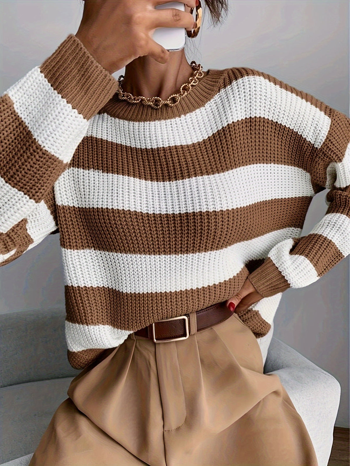 Anwen | Relaxed Striped Sweater