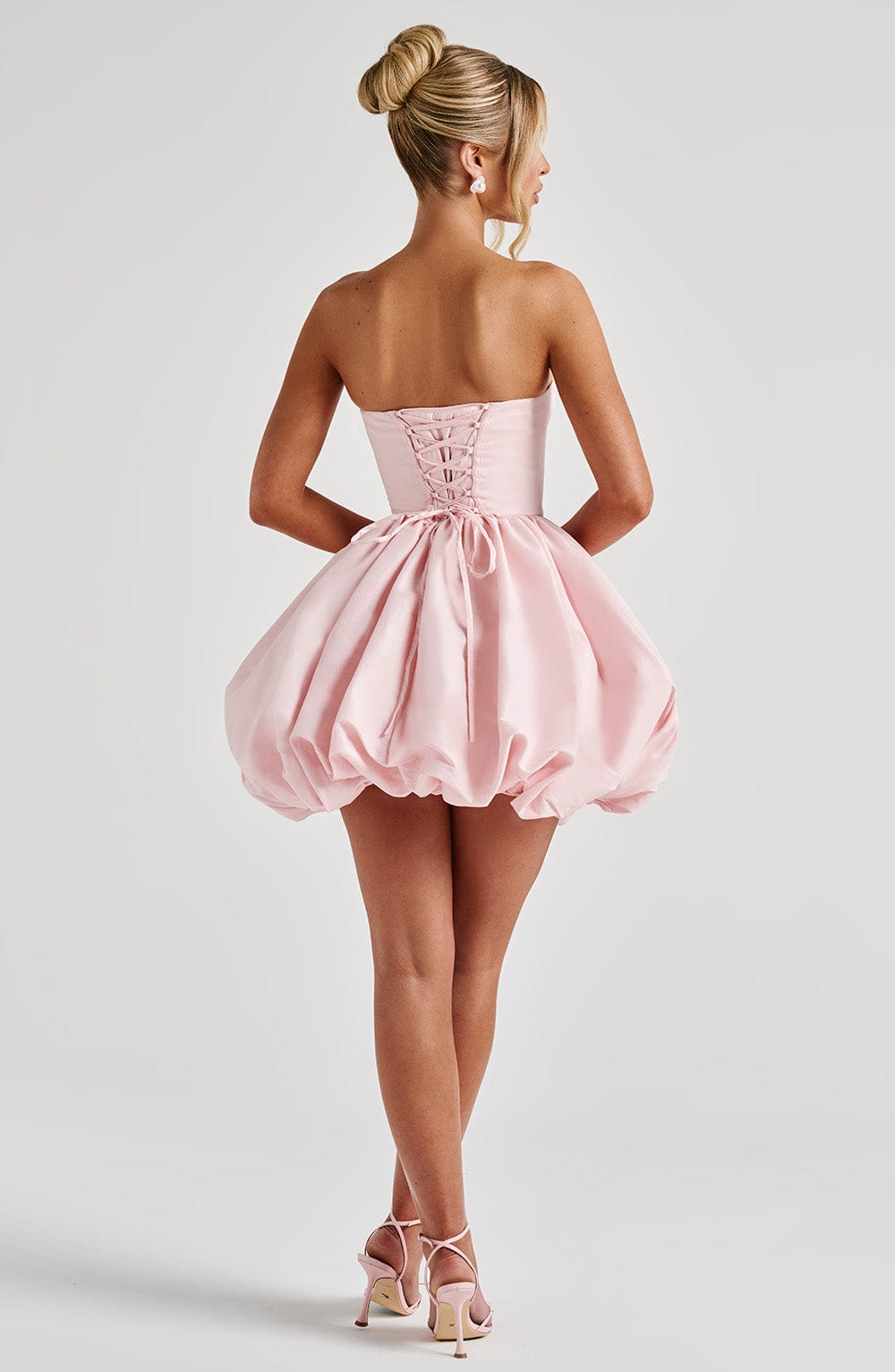 Armida | Strapless Bubble Hem Mini Dress
