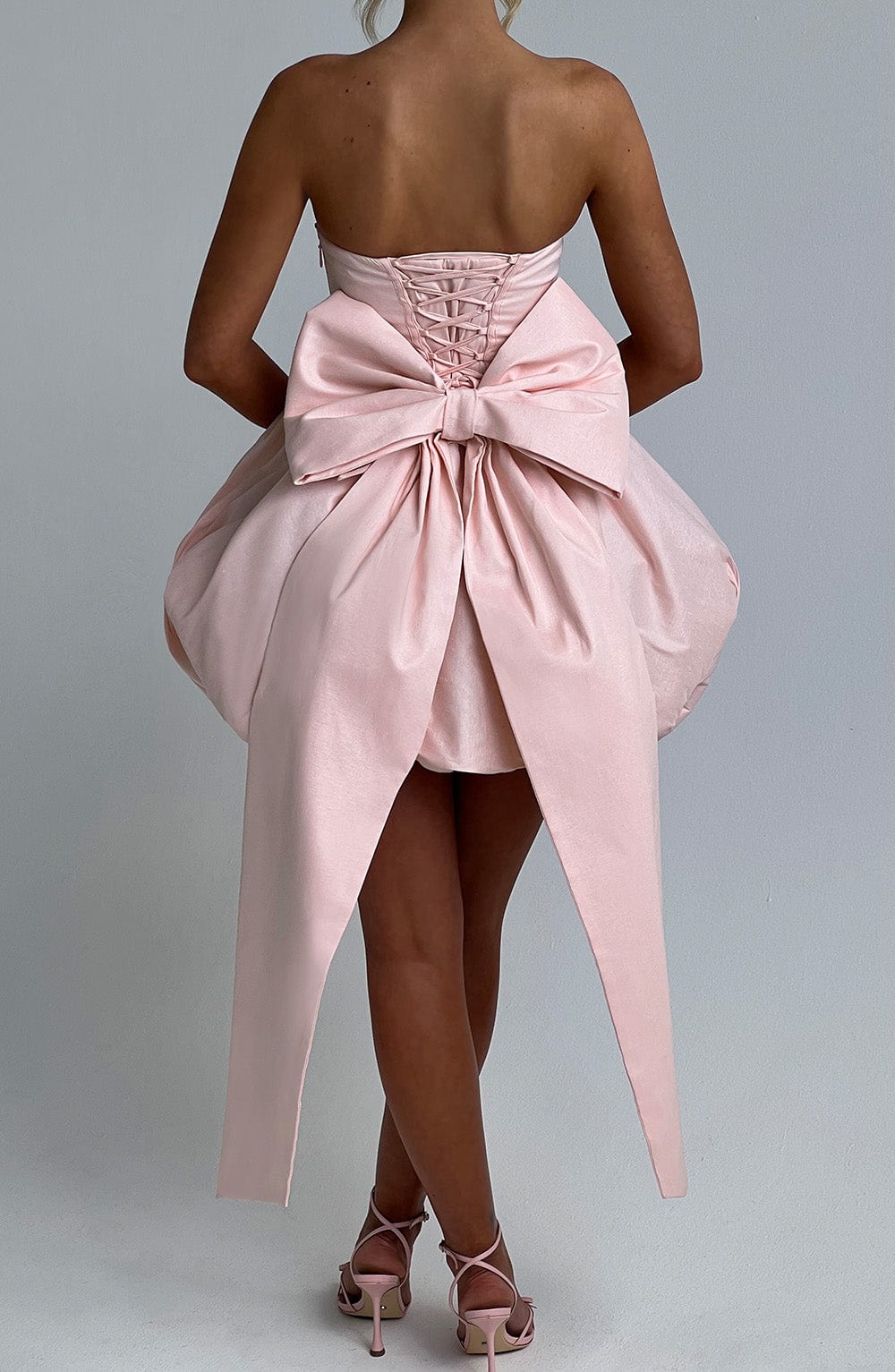 Armida | Strapless Bubble Hem Mini Dress