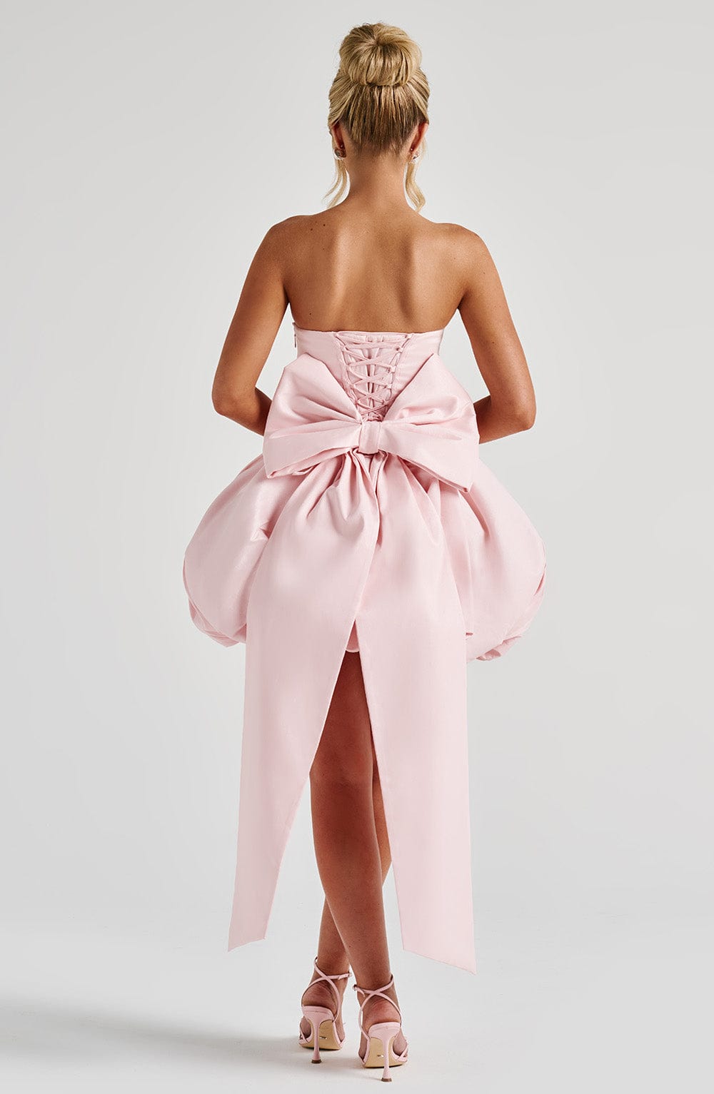 Armida | Strapless Bubble Hem Mini Dress